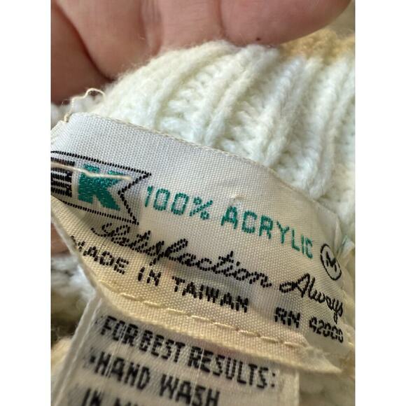Kmart vintage acrylic sweater womens M - Picture 5 of 5